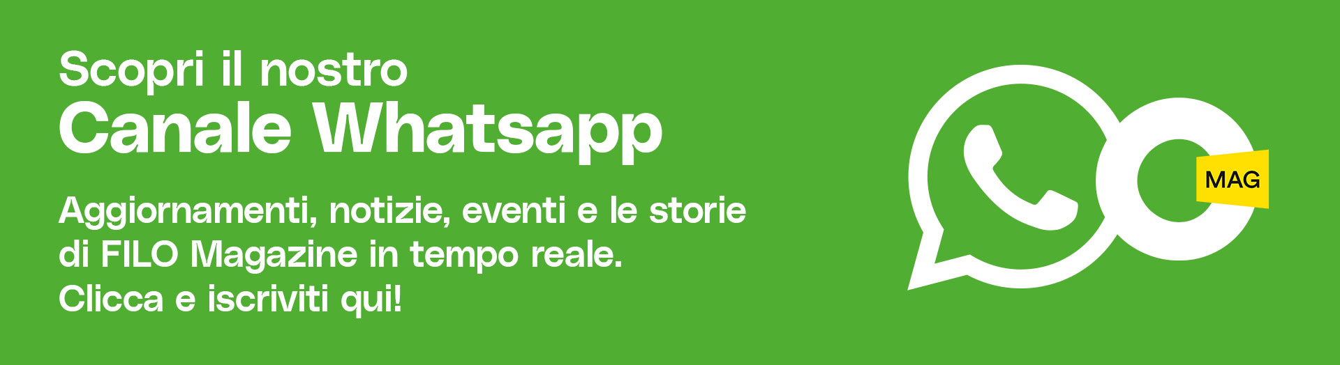 Iscriviti al nostro canale Whatsapp